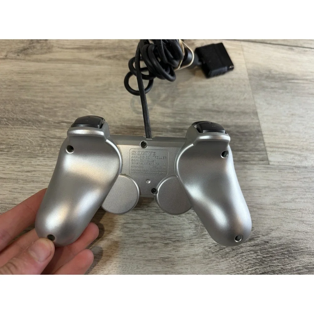 Genuine Oem Sony PS2 Dualshock 2 Controller Silver Playstation 2 For Parts